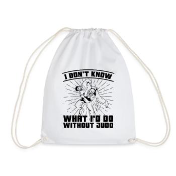 Judo I Don't Know What Fighter Training Karate - Turnbeutel - Weiß - Vorne