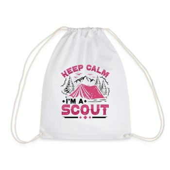 Scout Life Scout Camping Outdoor Scouting - Sac de sport léger - blanc - Devant