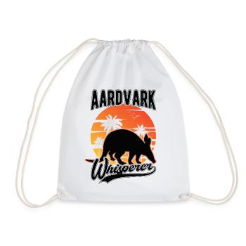 Erdferkel Flüsterer Aardvark Whisperer - Sac de sport léger - blanc - Devant