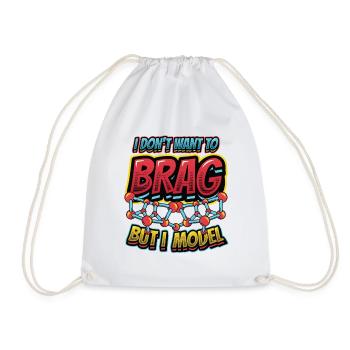 Modélisation physique Amateur de physique amusant - Sac de sport léger - blanc - Devant
