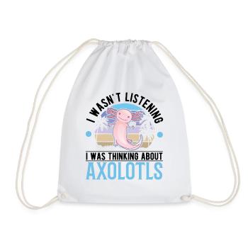 Axolotl Cadeau Queue Lurch - Sac de sport léger - blanc - Devant