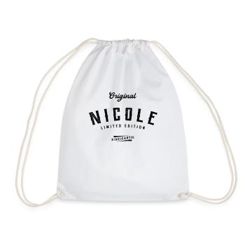 Nicole Limited Edition - Turnbeutel - Weiß - Vorne