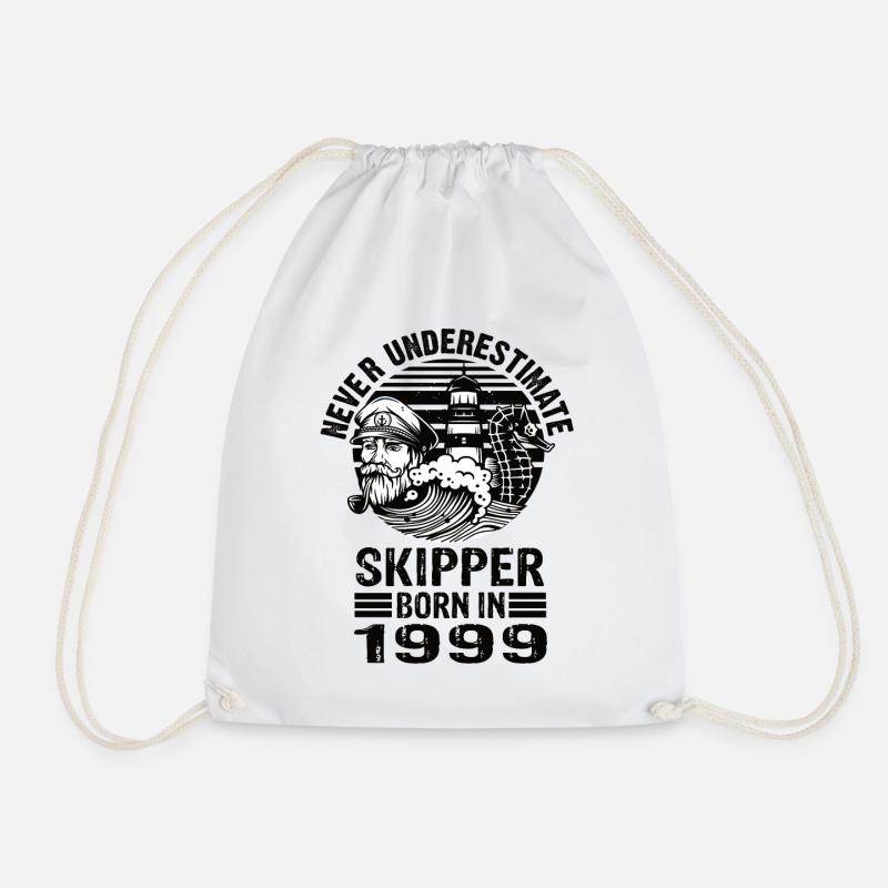 Never Underestimate Skipper né en 1999 - Sac de sport léger - blanc