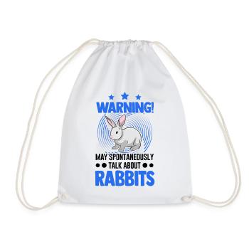 Lapin lapin lapin lapin - Sac de sport léger - blanc - Devant