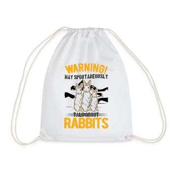 Lapin lapin lapin lapin - Sac de sport léger - blanc - Devant