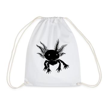 Axolotl Kawaii Axolotl - Sac de sport léger - blanc - Devant