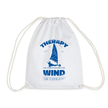 Beach Sailing Windracer Land Sailers Land Sailors - Drawstring Bag - white - Front