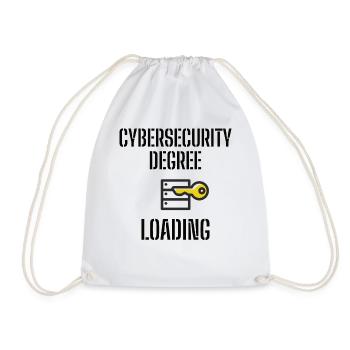 Cybersecurity - IT Security Computer Scientists - Drawstring Bag - white - Front