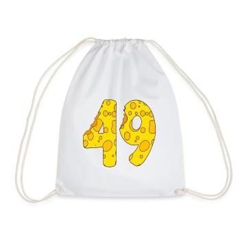49 years old - 49th birthday present - 1949 - Drawstring Bag - white - Front