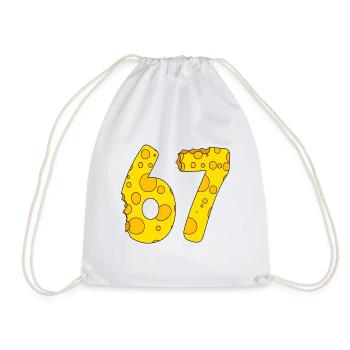 67 Jahre alt - 67. Geburtstag Geschenk - 1967 - Turnbeutel - Weiß - Vorne