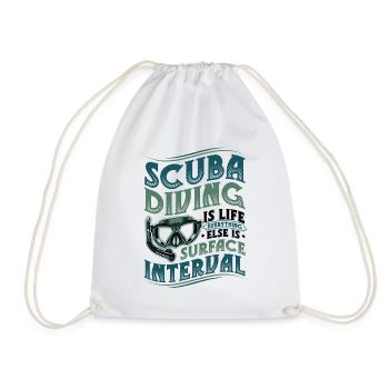 Plongée Life Divers - Sac de sport léger - blanc - Devant