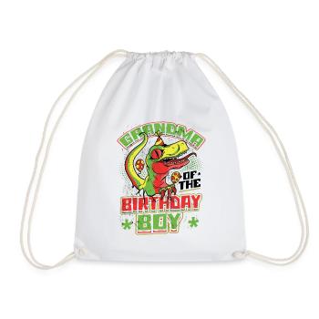 Grand-mère du garçon d’anniversaire - Sac de sport léger - blanc - Devant