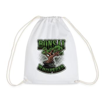 Chuchoteur de bonsaï, bonsaï. - Sac de sport léger - blanc - Devant