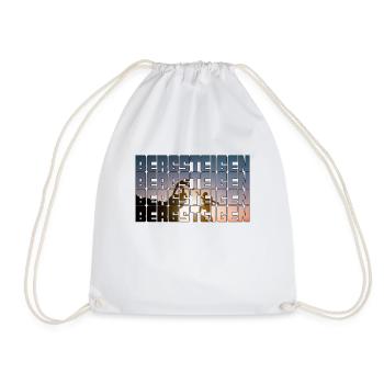 mountaineering - Drawstring Bag - white - Front