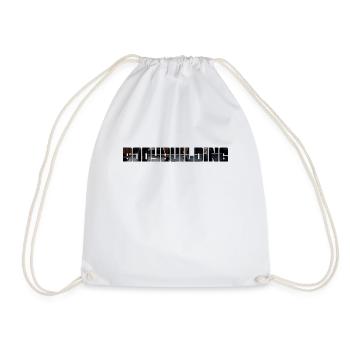 culturisme - Sac de sport léger - blanc - Devant