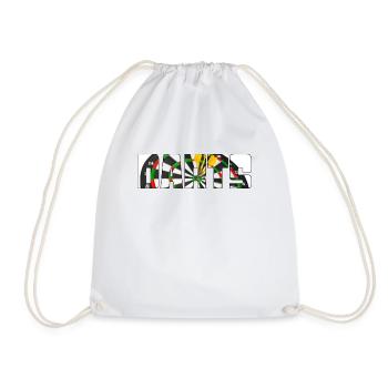Dart - Drawstring Bag - white - Front