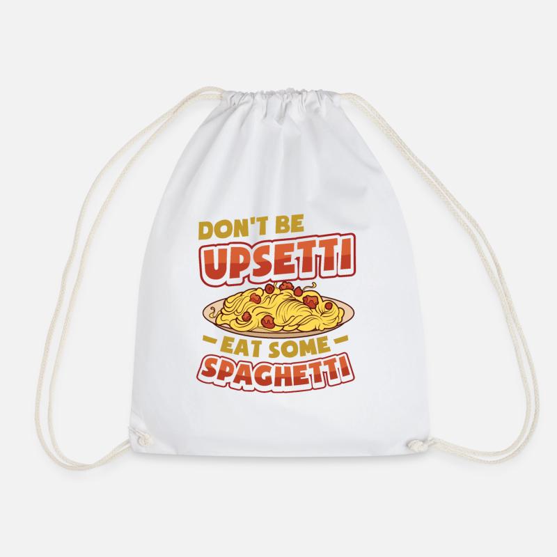 Seien Sie Nicht Böse, Essen Sie Spaghetti. - Turnbeutel - Weiß