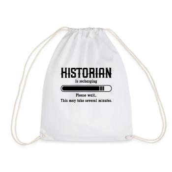 L’historien change s’il vous plaît rechercher des historiens - Sac de sport léger - blanc - Devant