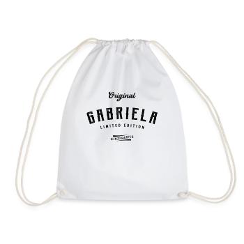 Gabriela Limited Edition - Turnbeutel - Weiß - Vorne