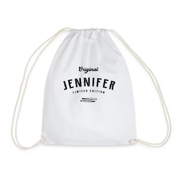 Jennifer Limited Edition - Turnbeutel - Weiß - Vorne