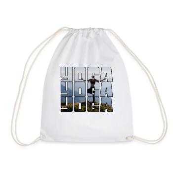 Yoga - Sac de sport léger - blanc - Devant