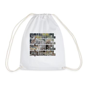 Écureuil - Sac de sport léger - blanc - Devant