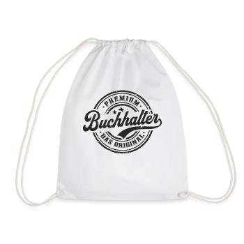 Buchhalter Original Lustiges Buchhaltung - Turnbeutel - Weiß - Vorne