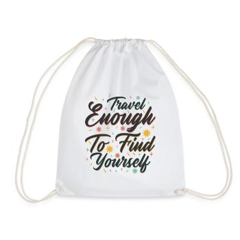 Motivateur de voyage Self-Care Inspirational - Sac de sport léger - blanc - Devant