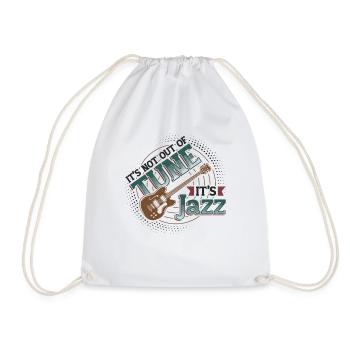 Es Ist Nicht Verstimmt, Es Ist Jazz - Jazz Band. - Turnbeutel - Weiß - Vorne
