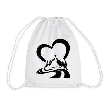 Mountain Heart Outdoor Trekking - Mountain Hiking - Drawstring Bag - white - Front