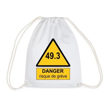 49.3 danger - Sac de sport léger - blanc - Devant