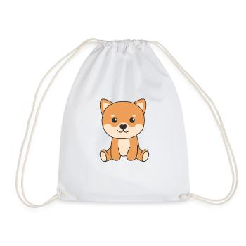 Shiba Inu chiens mignons drôle Shiba Inus - Sac de sport léger - blanc - Devant
