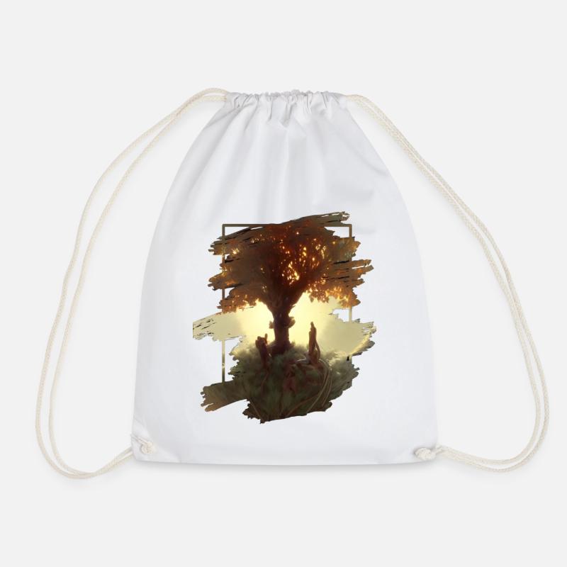 Arbre de vie - Sac de sport léger - blanc