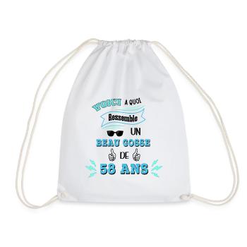 Idée De Cadeau Drôle Pour Les Beaux Gosses - Sac de sport léger - blanc - Devant