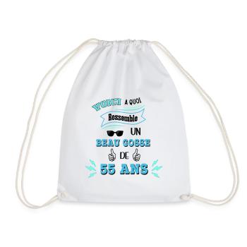 Idée De Cadeau Drôle Pour Les Beaux Gosses - Sac de sport léger - blanc - Devant