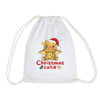 Dragon Noël Dragon Noël Cutie - Sac de sport léger - blanc - Devant