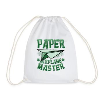 Papierflieger Master. - Turnbeutel - Weiß - Vorne