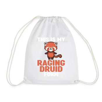 Pen and Paper for RPG Gaming Father - Drawstring Bag - white - Front