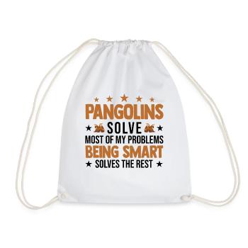 Pangolin Cadeau Pangolin - Sac de sport léger - blanc - Devant