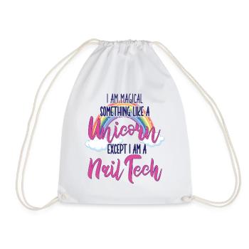 Je suis un peu une technicienne ongulaire magique - Sac de sport léger - blanc - Devant