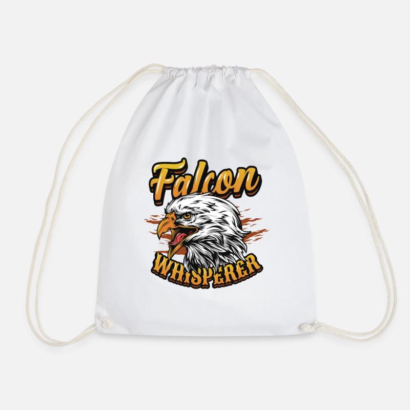 Falkenflüsterer-bussard. - Turnbeutel - Weiß