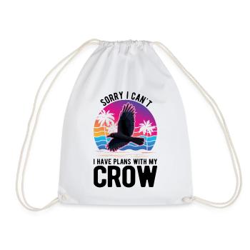 Crow Gift Crow Raven Beetle Breeder - Sac de sport léger - blanc - Devant