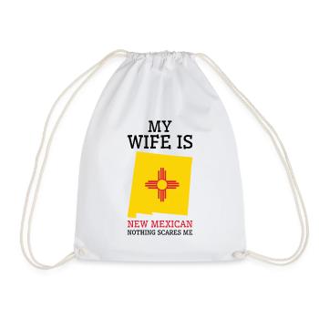 Rien ne me fait peur Nouvelle femme mexicaine Nouveau-Mexique - Sac de sport léger - blanc - Devant