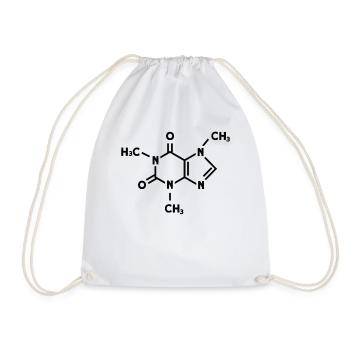 Caffeine Molecule For Barista And Coffee Lover - Turnbeutel - Weiß - Vorne