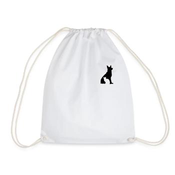 Dog & Cat Silhouette - Dog Owner Dog Lover Cat Lov - Turnbeutel - Weiß - Vorne
