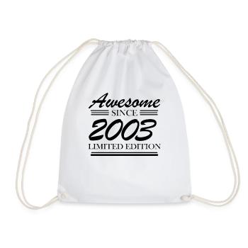 2003 - Drawstring Bag - white - Front
