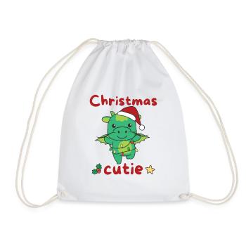 Dragon Noël Dragon Noël Cutie - Sac de sport léger - blanc - Devant