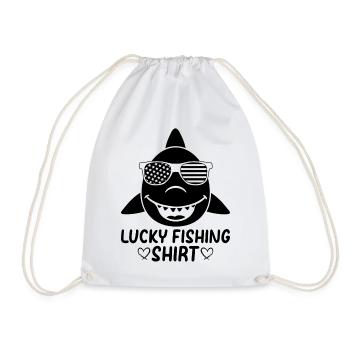 Lucky Fisherman Fish Head - Pêcheur de poisson - Lucky Fi - Sac de sport léger - blanc - Devant