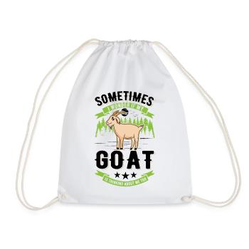 Chèvres Cadeau Chèvre Hôte Chèvre - Sac de sport léger - blanc - Devant