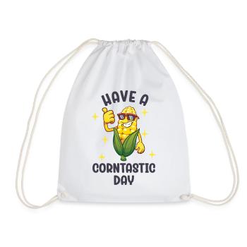 Have a corntastic day - Drawstring Bag - white - Front